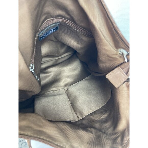 *Great American Leather Works Brown Cow Hide Crossbody Bag Medium Shoulder Purse - Picture 9 of 14